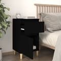 Miniatyrbillede 3 af 11: vidaXL sengebord 40x35x70 cm sort