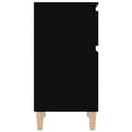 Miniatyrbillede 7 af 11: vidaXL sengebord 40x35x70 cm sort