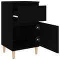 Miniatyrbillede 8 af 11: vidaXL sengebord 40x35x70 cm sort