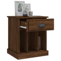 Miniatyrbilde 5 av 11: vidaXL Nattbord 2 stk brun eik 43x36x50 cm