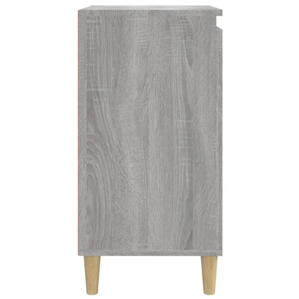vidaXL Nattbord grå sonoma 40x35x70 cm konstruert tre