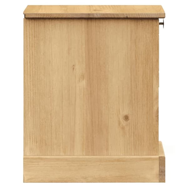 vidaXL sengebord VIGO 42x35x40 cm massivt fyrretræ