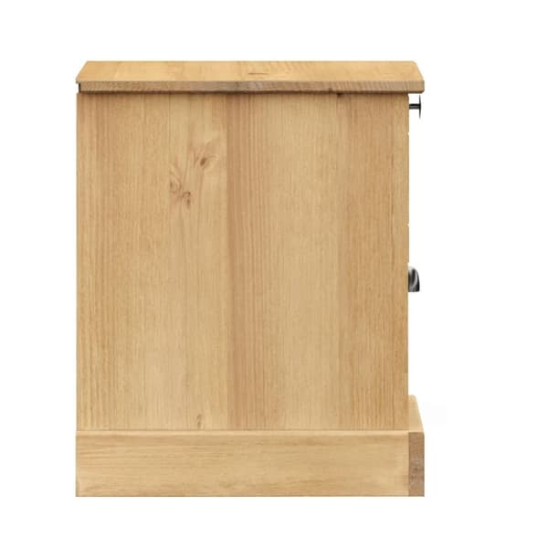 vidaXL Nattbord VIGO 42x35x42 cm heltre furu