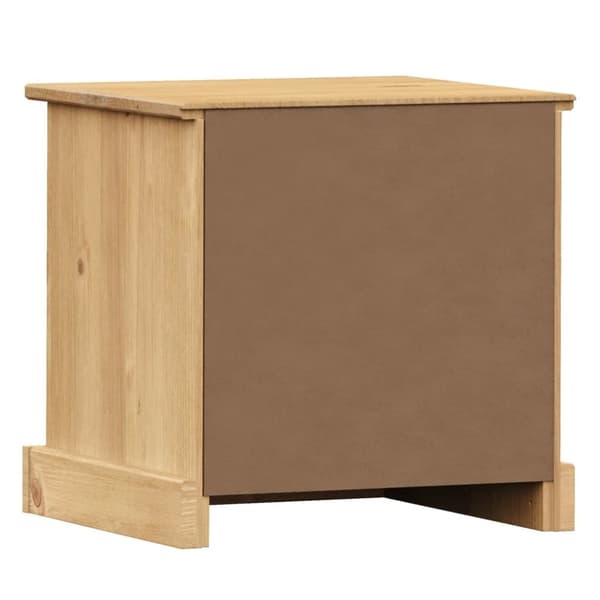 vidaXL Nattbord VIGO 42x35x42 cm heltre furu