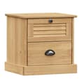 Miniatyrbilde 1 av 9: vidaXL Nattbord VIGO 42x35x42 cm heltre furu