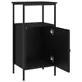 Miniatyrbillede 6 af 11: vidaXL sengebord 41x31x80 cm konstrueret træ sort
