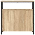 Miniatyrbilde 7 av 11: vidaXL Nattbord sonoma eik 30x60x60 cm konstruert tre