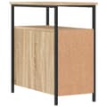 Miniatyrbilde 8 av 11: vidaXL Nattbord sonoma eik 30x60x60 cm konstruert tre