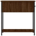 Miniatyrbilde 7 av 11: vidaXL Nattbord brun eik 30x60x60 cm konstruert tre