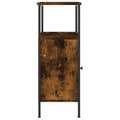 Miniatyrbilde 7 av 11: vidaXL Nattbord røkt eik 41x31x80 cm konstruert tre