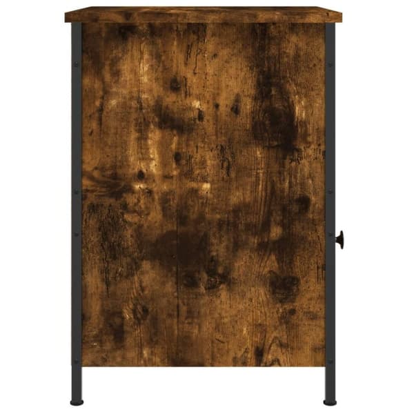vidaXL Nattbord røkt eik 40x42x60 cm konstruert tre