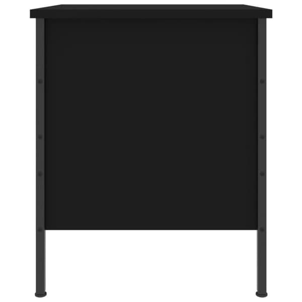 vidaXL Yöpöytä musta 40x42x50 cm tekninen puu