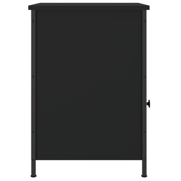 vidaXL Yöpöytä musta 40x42x60 cm tekninen puu