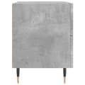 Miniatyrbilde 6 av 11: vidaXL Nattbord 2 stk betonggrå 40x35x47,5 cm konstruert tre