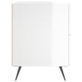 Miniatyrbilde 4 av 11: vidaXL Nattbord høyglans hvit 40x35x47,5 cm konstruert tre