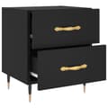 Miniatyrbillede 4 af 11: vidaXL sengebord 40x35x47,5 cm konstrueret træ sort