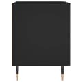 Miniatyrbillede 6 af 11: vidaXL sengebord 40x35x47,5 cm konstrueret træ sort