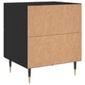 Miniatyrbillede 7 af 11: vidaXL sengebord 40x35x47,5 cm konstrueret træ sort