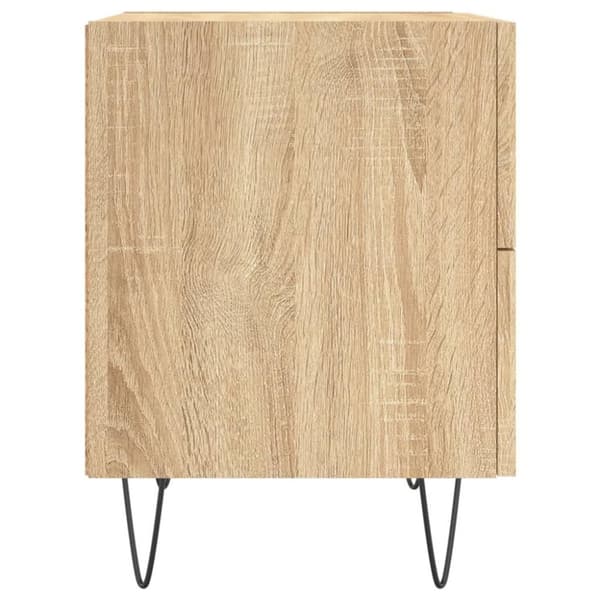 vidaXL Nattbord 2 stk sonoma eik 40x35x47,5 cm konstruert tre