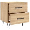 Miniatyrbilde 7 av 11: vidaXL Nattbord 2 stk sonoma eik 40x35x47,5 cm konstruert tre