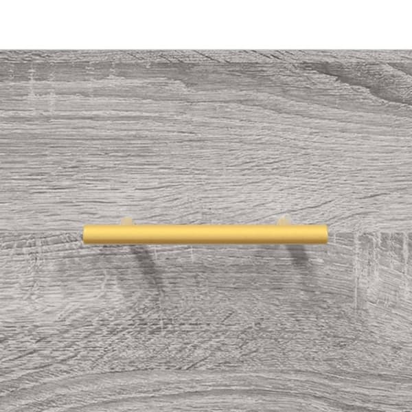 vidaXL sengeborde 2 stk. 40x35x47,5 cm konstrueret træ grå sonoma-eg