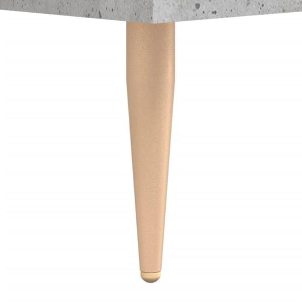 vidaXL Sängbord 2 st betonggrå 40x35x47,5 cm konstruerat trä