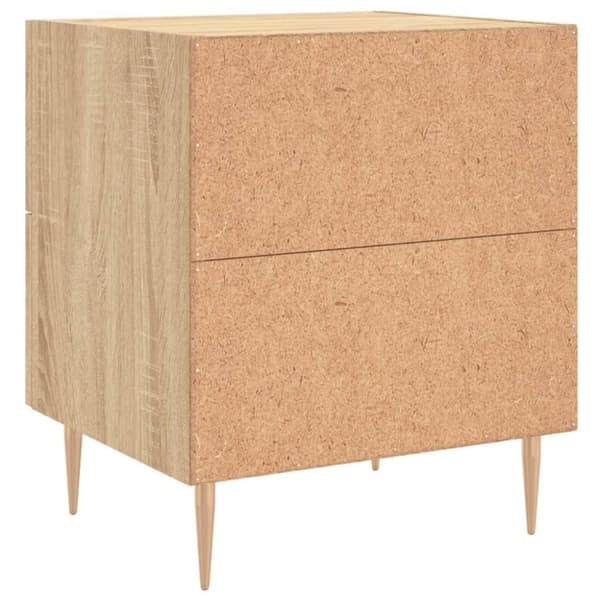 vidaXL Nattbord sonoma eik 40x35x47,5 cm konstruert tre