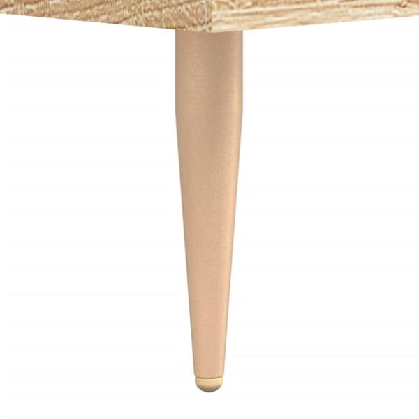 vidaXL Nattbord sonoma eik 40x35x47,5 cm konstruert tre