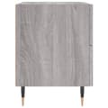 Miniatyrbilde 6 av 11: vidaXL Nattbord grå sonoma 40x35x47,5 cm konstruert tre