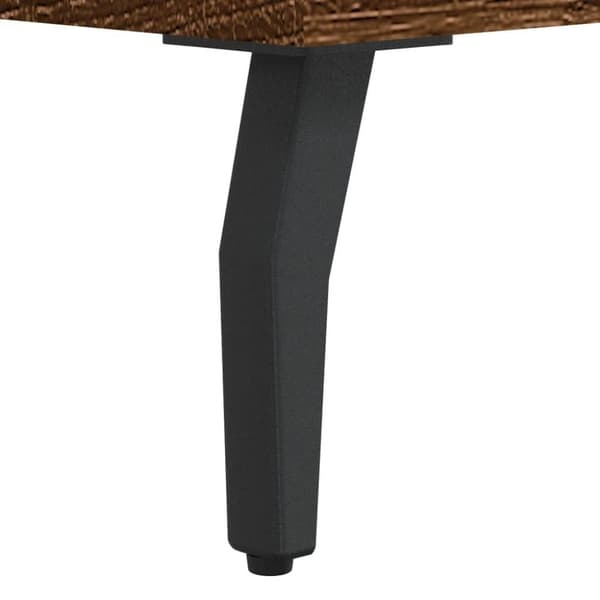 vidaXL Nattbord 2 stk brun eik 40x35x47,5 cm konstruert tre