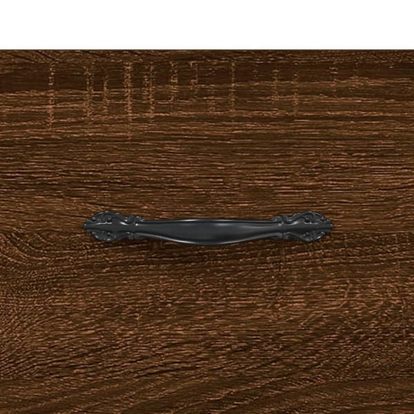 vidaXL Nattbord 2 stk brun eik 40x35x47,5 cm konstruert tre