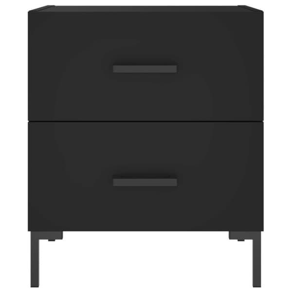 vidaXL Nattbord 2 stk svart 40x35x47,5 cm konstruert tre