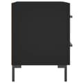Miniatyrbilde 6 av 11: vidaXL Nattbord 2 stk svart 40x35x47,5 cm konstruert tre