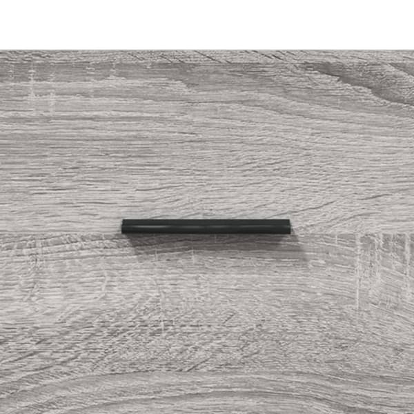vidaXL sengeborde 2 stk. 40x35x47,5 cm konstrueret træ grå sonoma-eg