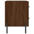 Miniatyrbilde 6 av 11: vidaXL Nattbord 2 stk brun eik 40x35x47,5 cm konstruert tre