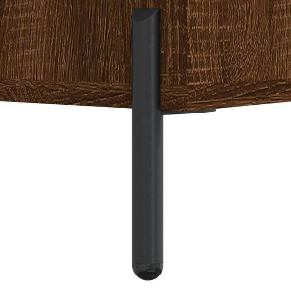 vidaXL Yöpöydät 2 kpl ruskea tammi 40x35x47,5 cm tekninen puu