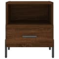 Miniatyrbilde 6 av 11: vidaXL Nattbord 2 stk brun eik 40x35x47,5 cm konstruert tre