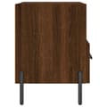 Miniatyrbilde 7 av 11: vidaXL Nattbord 2 stk brun eik 40x35x47,5 cm konstruert tre