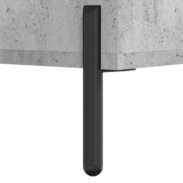 vidaXL Sängbord betonggrå 40x40x50 cm konstruerat trä