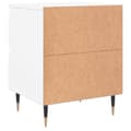 Miniatyrbillede 7 af 11: vidaXL sengeborde 2 stk. 40x35x50 cm konstrueret træ hvid