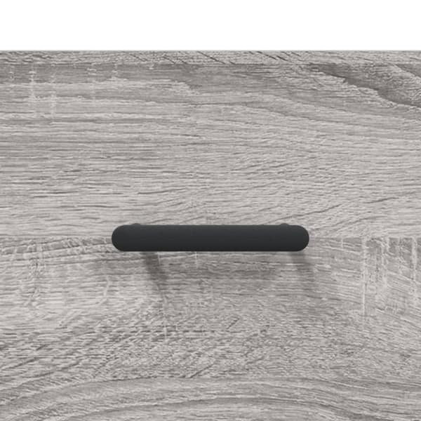 vidaXL Yöpöydät 2 kpl harmaa Sonoma 40x35x47,5 cm tekninen puu