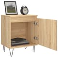 Miniatyrbillede 4 af 11: vidaXL sengeborde 2 stk. 40x30x50 cm konstrueret træ sonoma-eg