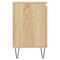 Miniatyrbillede 7 af 11: vidaXL sengeborde 2 stk. 40x30x50 cm konstrueret træ sonoma-eg