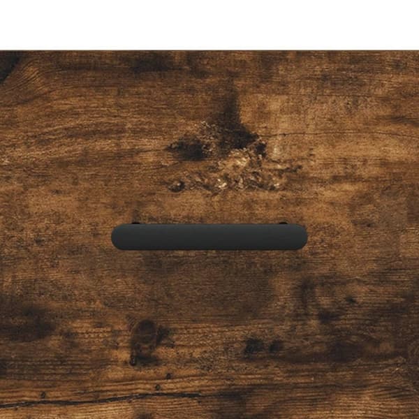 vidaXL Nattbord røkt eik 40x35x47,5 cm konstruert tre
