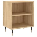 Miniatyrbilde 4 av 11: vidaXL Nattbord 2 stk sonoma eik 40x30x50 cm konstruert tre