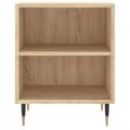 Miniatyrbilde 5 av 11: vidaXL Nattbord 2 stk sonoma eik 40x30x50 cm konstruert tre