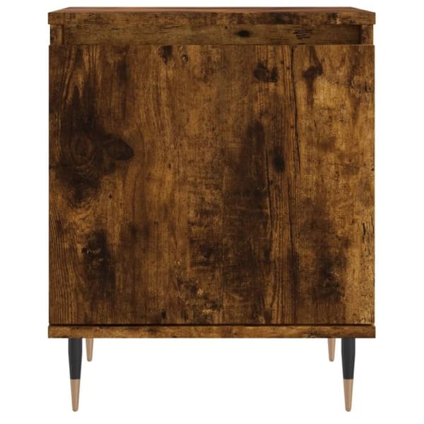 vidaXL Nattbord 2 stk røkt eik 40x30x50 cm konstruert tre
