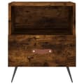 Pikkukuva 3 / 11: vidaXL Yöpöytä savutammi 40x35x47,5 cm tekninen puu