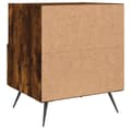 Pikkukuva 5 / 11: vidaXL Yöpöytä savutammi 40x35x47,5 cm tekninen puu