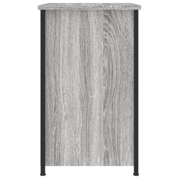 vidaXL sengebord 40x36x60 cm konstrueret træ grå sonoma-eg